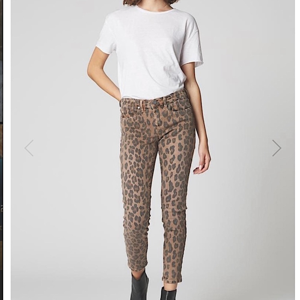 Blank Leopard Jeans